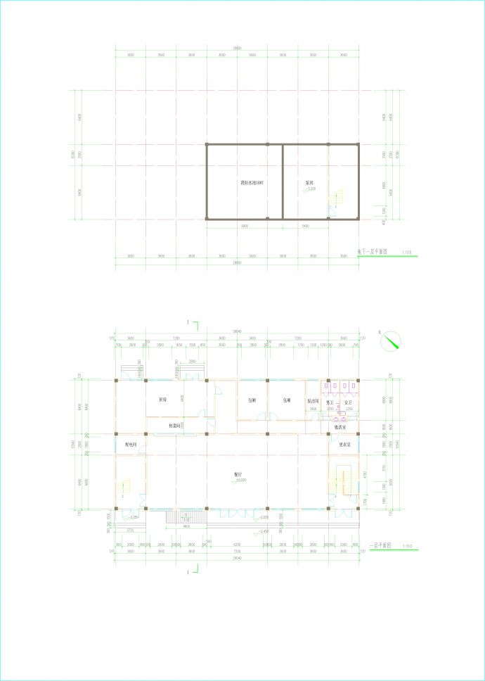 3层村文化活动中心工程 建筑图纸1_图1