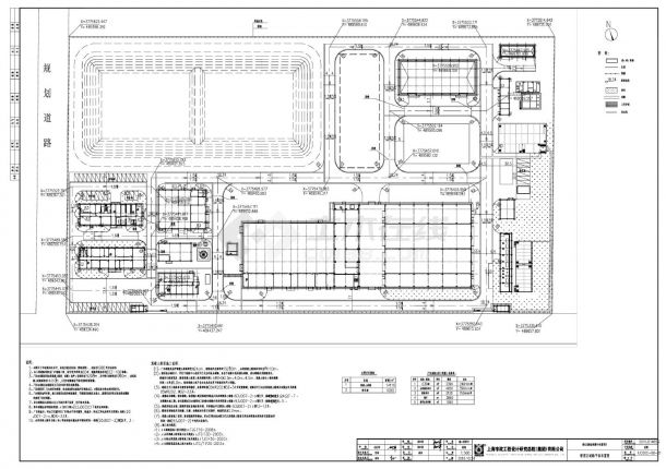 宿迁危险废物集中处置项目-道路施工CAD图.dwg-图一