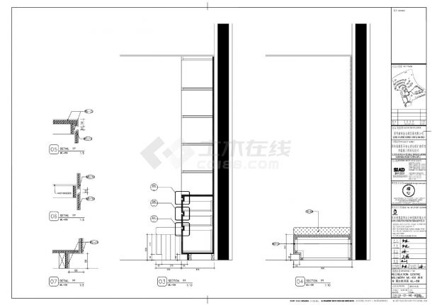 苏州高新区马舍山酒店改扩建项目-IA-G1-RE-8.10b（ML-69）娱乐室固定家具装饰CAD图-图一