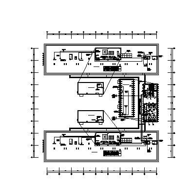 某7层藏医病房屋面电力平面图-图一