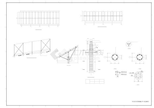 T0101-单立柱光伏支架基础施工图c-图一