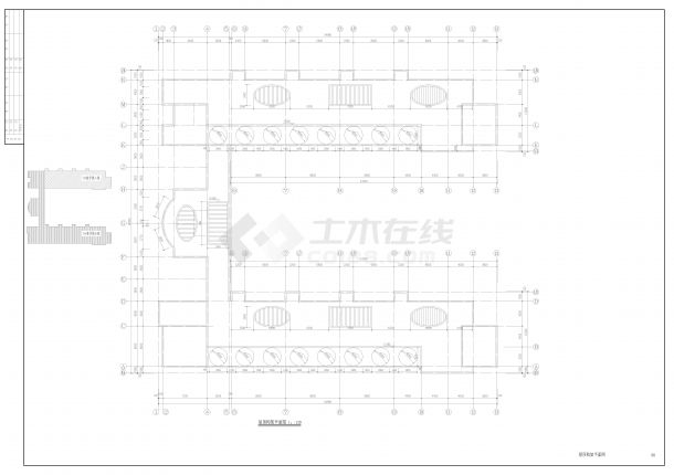 实验小学4层24班教学楼建筑设计施工图-图一