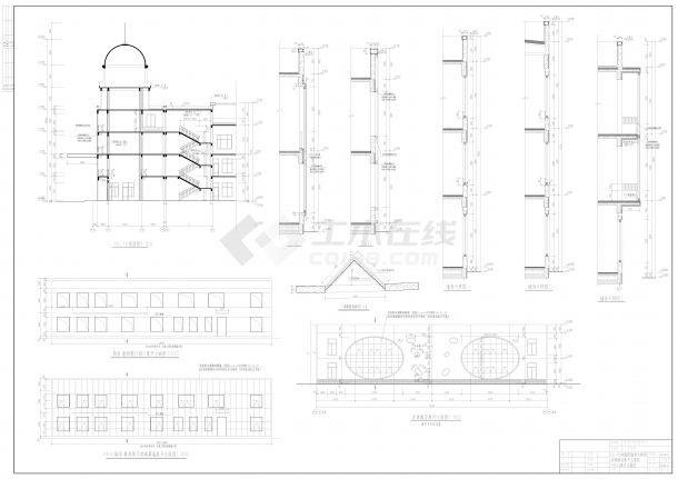 4层30班实验幼儿园建筑设计施工图-图二