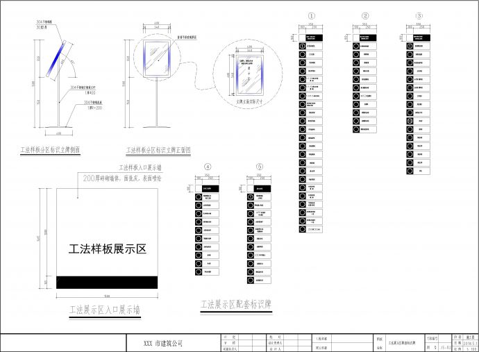 工地全套样板工法CAD施工图纸-_图1