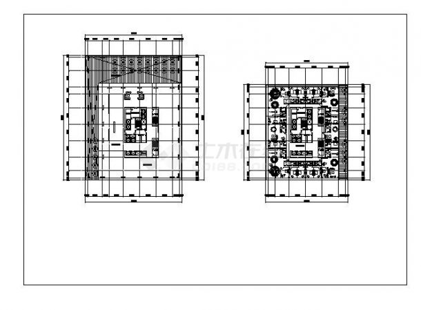 某高层办公楼CAD建筑详图-图二