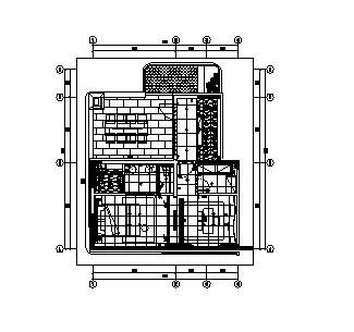 某住房样板间CAD平面图-图二