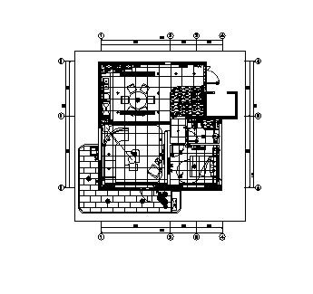 某住房样板间CAD平面图