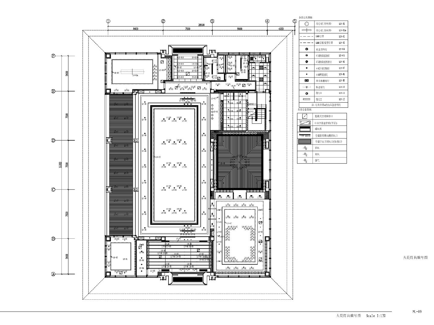 新中式售楼处-总平面装饰设计平面CAD图
