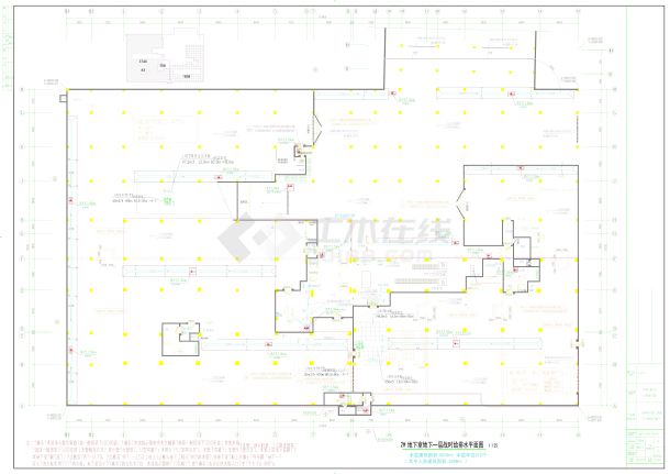 万科.粹叠园2人防地下室建筑结构水暖设计施工图-图二