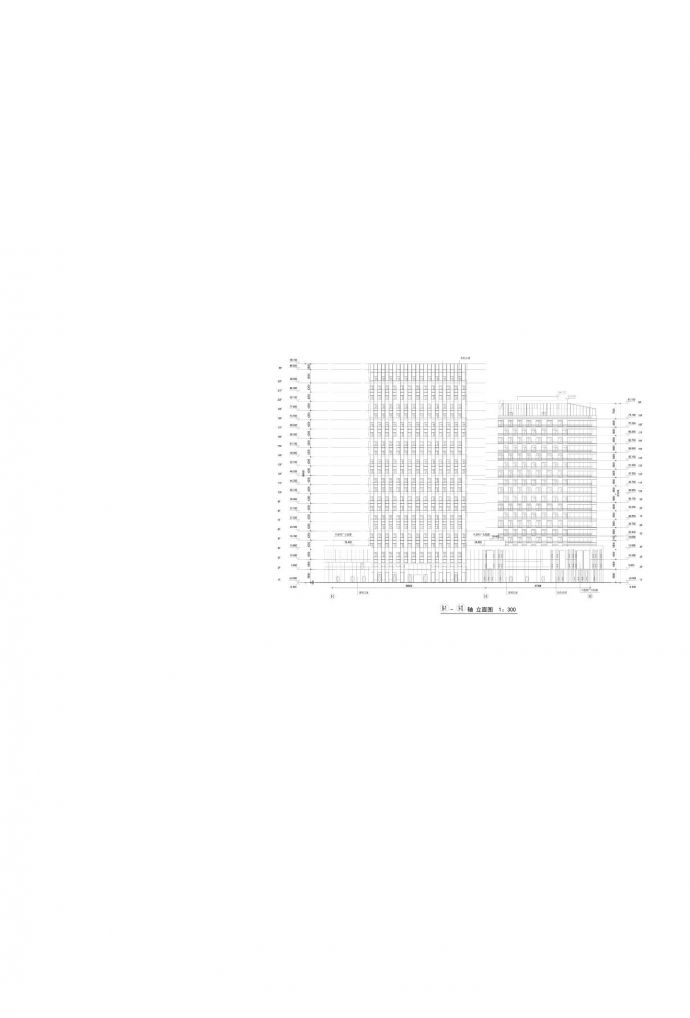 某宁波市9号楼项目建筑平面图_图1