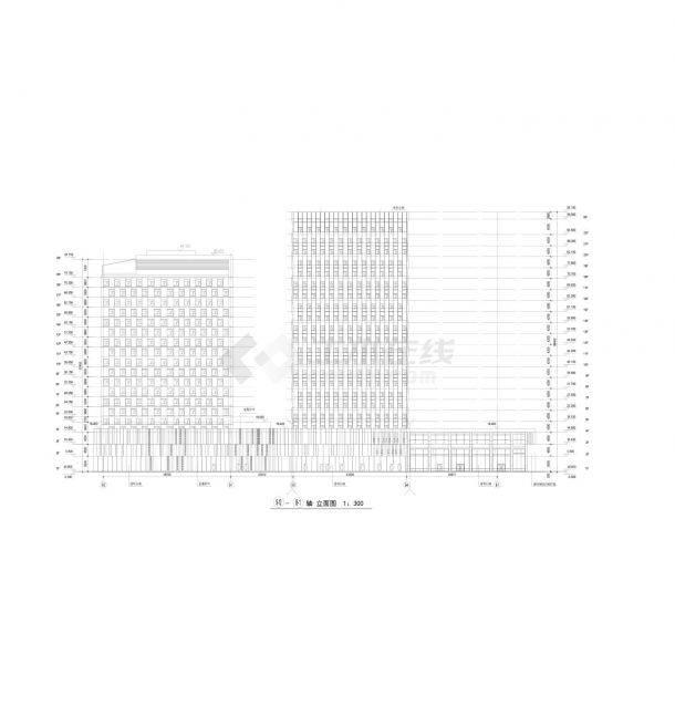 某宁波市9号楼项目建筑平面图-图二