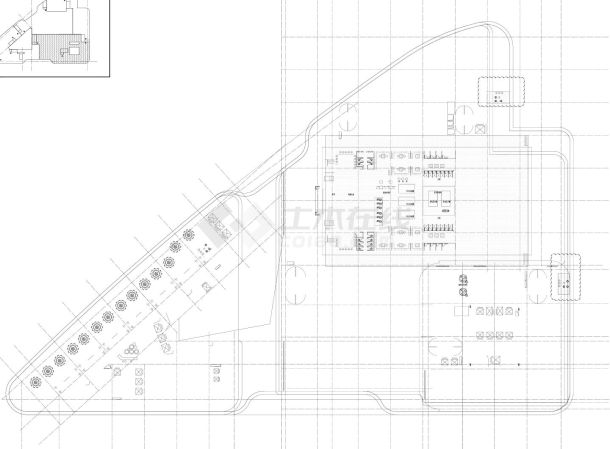 某国际多层裙房建筑设计图-图二