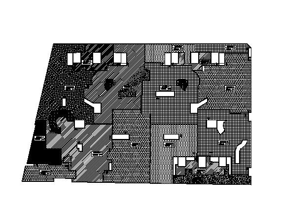 某住宅区地下二层给排水平面图_图1