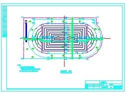 某400米田径场标准建筑施工图-图二