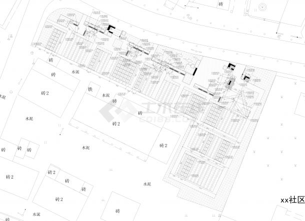 街景整治路段园林景观工程--土建-图二