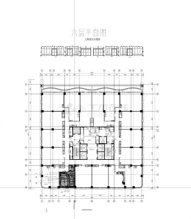 广州某斯基酒店客房家具布置图-图一