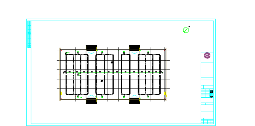 现代仓储建筑施工图CAD2019