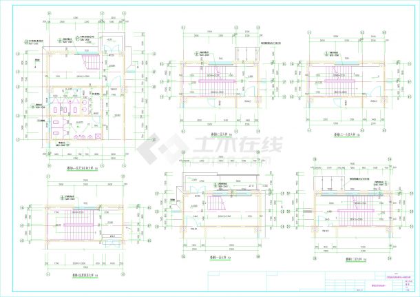 国际技术转移中心9层B栋研发办公楼建筑设计施工图-图一