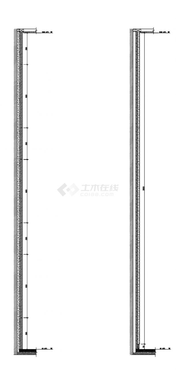 南昌绿地紫峰大厦室内装修工程图-图一