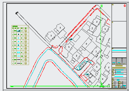 青石皮桥L4-1-3公共设施布置平面图