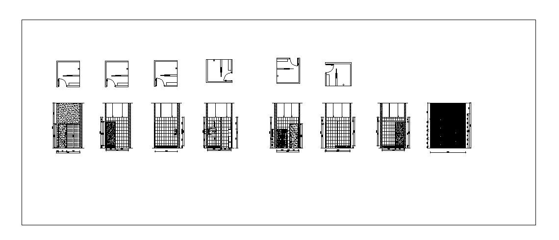 某总部办公室装修工程平面设计图