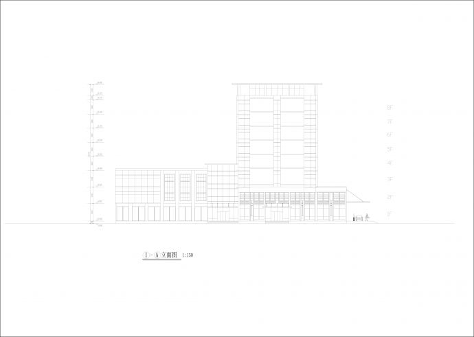 CAD酒店设计图纸酒店建筑方案设计_图1