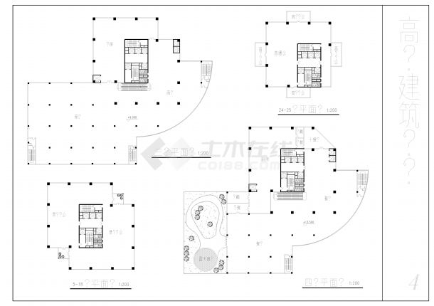 高层住宅设计方案CAD图纸-图一