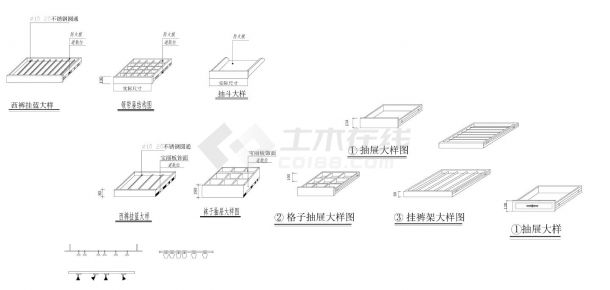 室内设计-平立面图库素材立面图库 (2)CAD图-图一