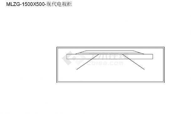 柜子类（整理图库）＆（平立面）（电视柜）现代电视柜平立面14个 美式电视柜平立面4个CAD图-图一