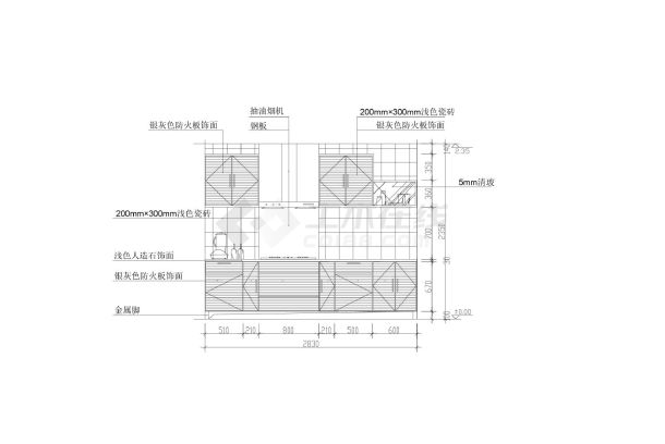 厨具类室内家装平立面图库-图一