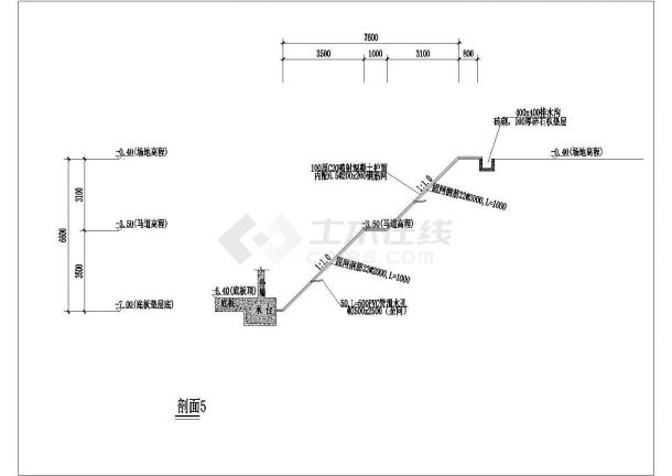 基坑围护图纸（平面+剖面）10.17-图二