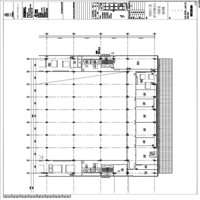HWE2CD12EG1MA-电气-生产用房(大)14一层夹层-A区接地平面图.pdf_图1