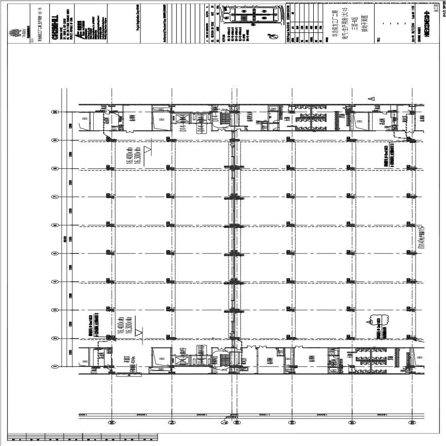 HWE2CD14EG3-B-电气-生产用房(大)15三层-B区接地平面图.pdf-图一