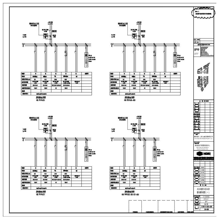 A3-04 地块 A25-A28 配电箱系统图（一）.pdf-图一
