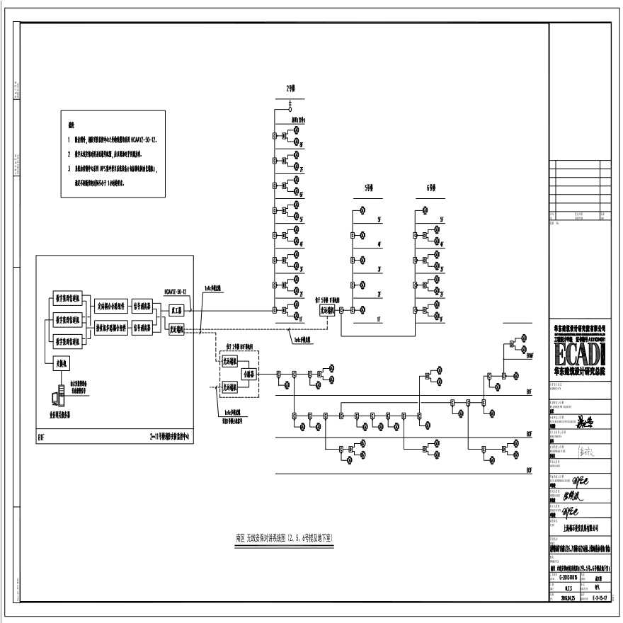 2016-04-25 E-2-15-17 南区无线安保对讲系统图（2、5、6号楼及地下室） E-2-15-17 (1).pdf-图一