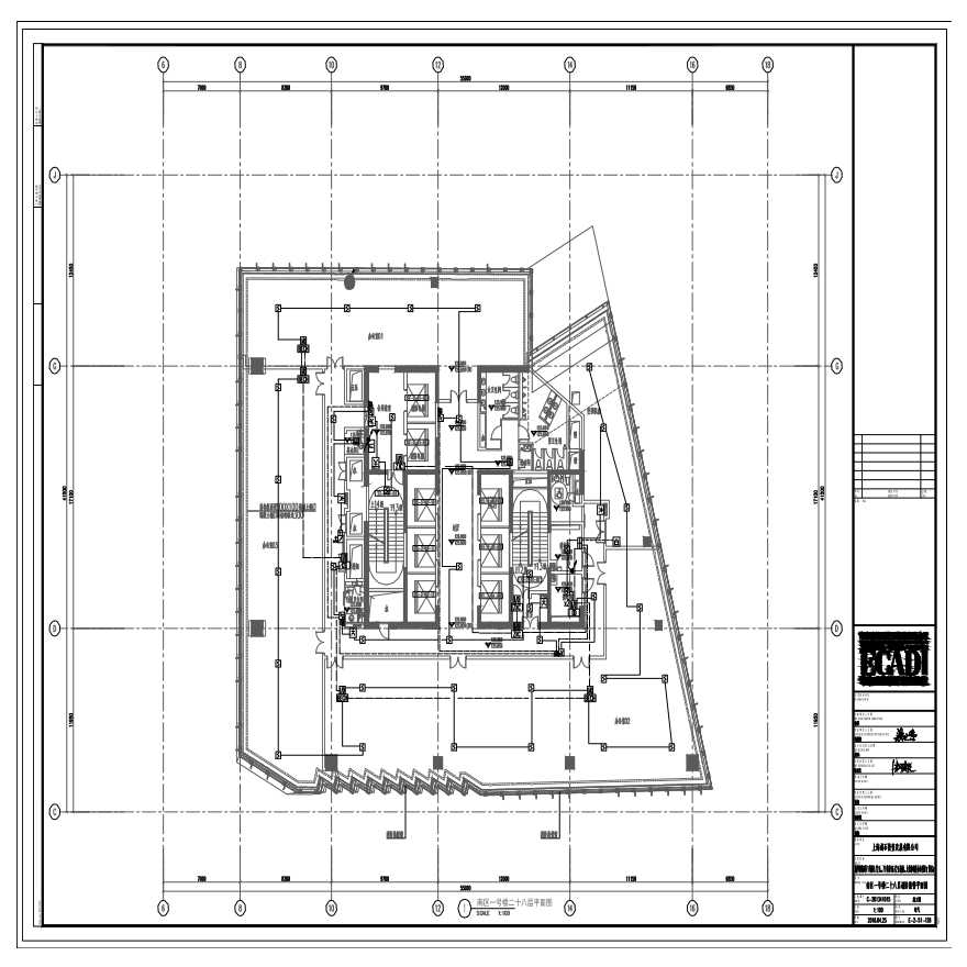 E-2-51-128 南区一号楼二十八层消防报警平面图-E-2-51-128.pdf-图一