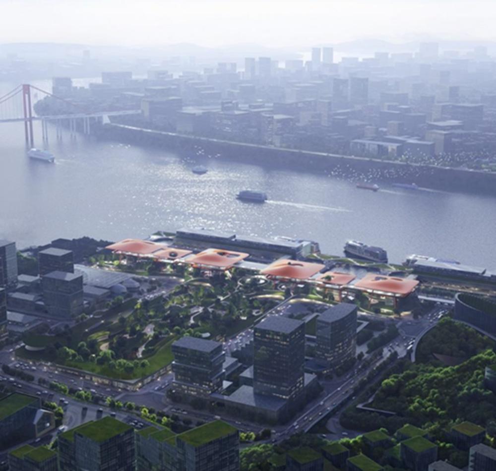BIM建筑|MAD在重庆设计“未来派””游轮码头