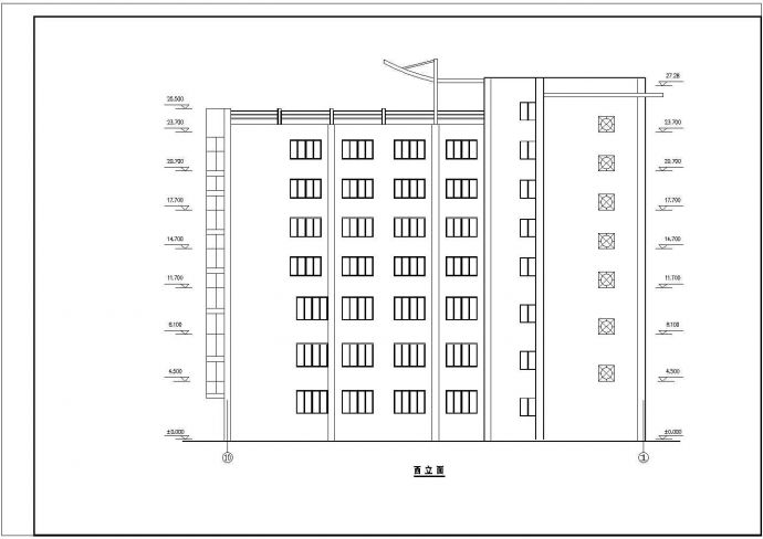 商办楼建筑结构设计方案图_图1