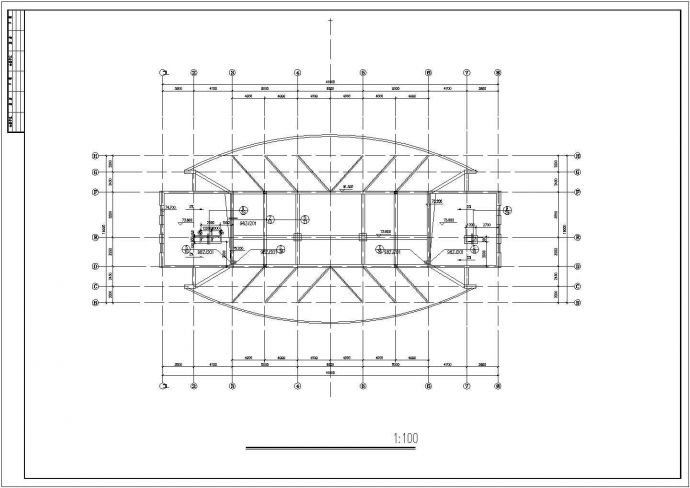 长41米 宽36米 地下1地上18层14511.2平米办公楼建筑方案设计图_图1