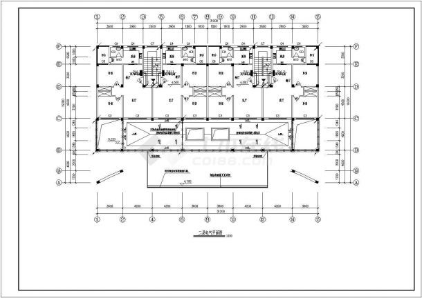某地区九龙道路站电气施工CAD设计图纸-图二