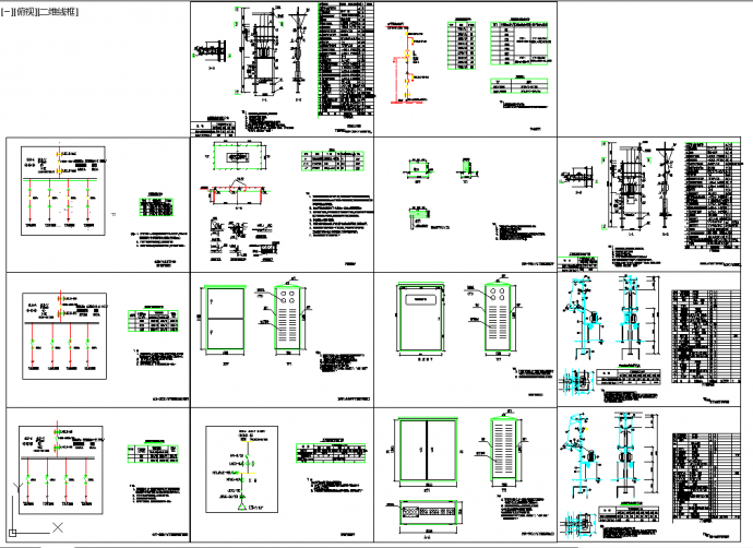 非常实用的露天变电所标准设计通用CAD详图（设计细致）_图1
