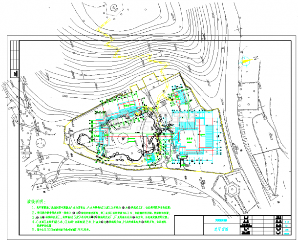 某居住小区园林景观规划设计CAD设计图-图一