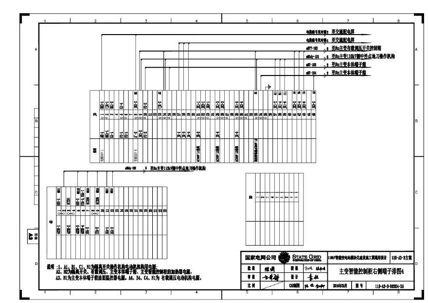 110-A3-3-D0204-35 主变压器智能控制柜右侧端子排图4.pdf-图一