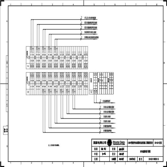 110-A2-8-D0210-15 UPS电源柜端子排图.pdf_图1