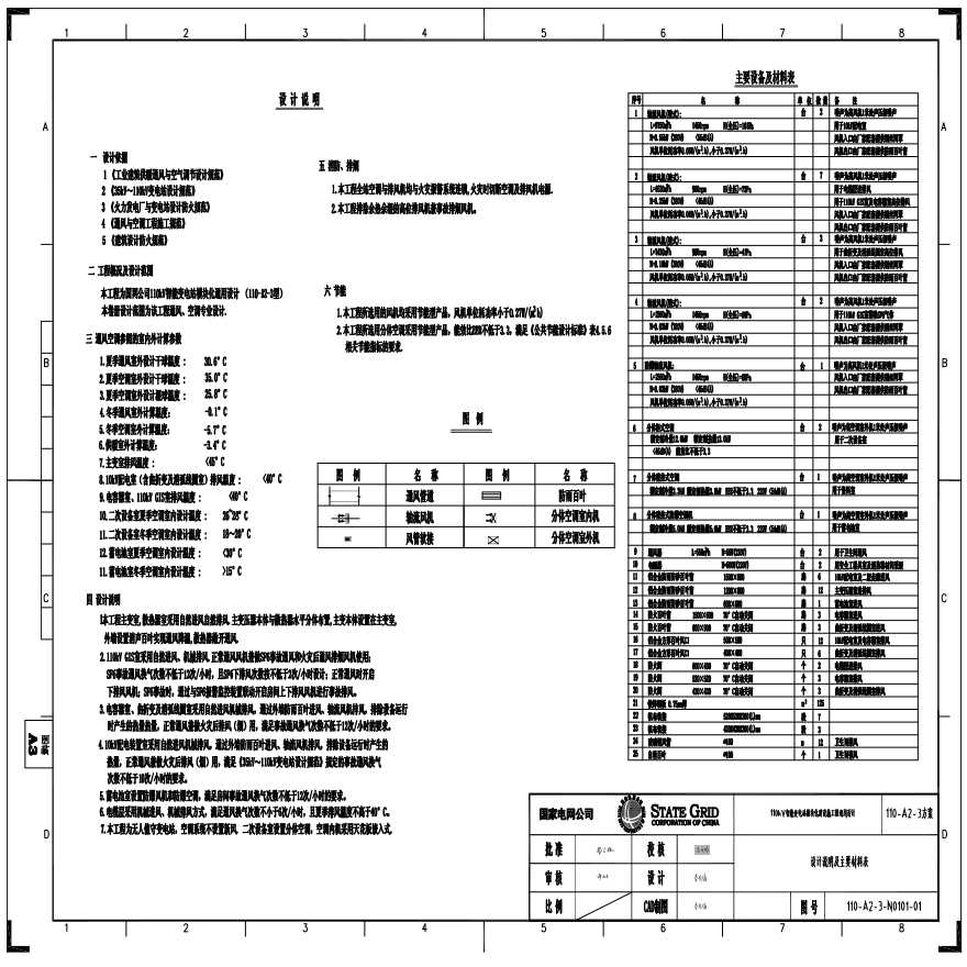 110-A2-3-N0101-01 设计说明及主要材料表.pdf-图一