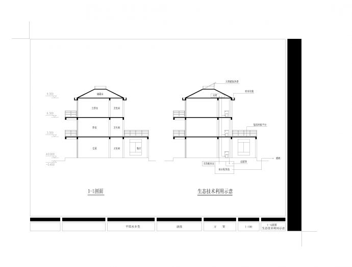 农村三层自建住宅设计图纸_图1