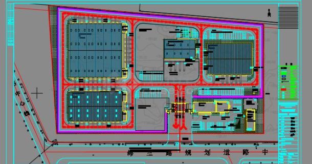 通辽保税物流中心初步设计-建筑图-图一