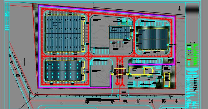 通辽保税物流中心初步设计-建筑图