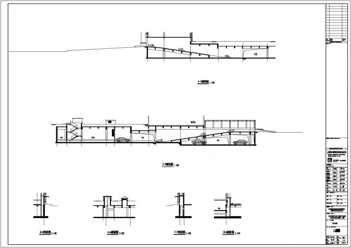 某地片区棚户区改造工程地下车库建筑CAD图_图1