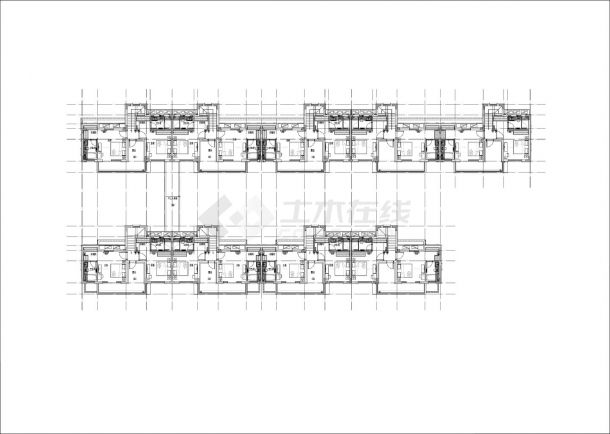 某地大型合院结构设计图-图二